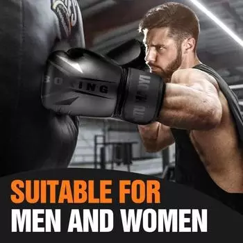 Профессиональные боксерские перчатки для тренировок по боксу и смешанным единоборствам, перчатки для боев для мужчин и женщин, перчатки для тайского бокса, кикбоксинга и тренировок на мешке 10 OZ белый