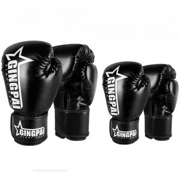 Профессиональные боксерские перчатки для взрослых Детские перчатки для кикбоксинга Боксерские перчатки для тайского бокса для мужчин Боевые тренировки Снаряжение для смешанных единоборств 6oz for child красный