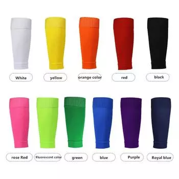 Профессиональные футбольные носки мужские компрессионные защитные щитки детские спортивные трикотажные впитывающие пот белый