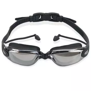Профессиональные гальванизированные очки для плавания HD цельные беруши водонепроницаемые и противотуманные очки для плавания против проникновения