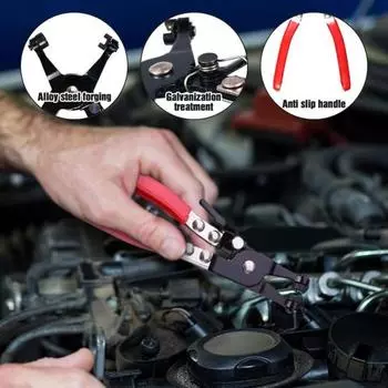 Профессиональные хомуты для шлангов, эргономичные плоскогубцы с кольцевой ручкой, ремонт плоскогубцев для шлангов