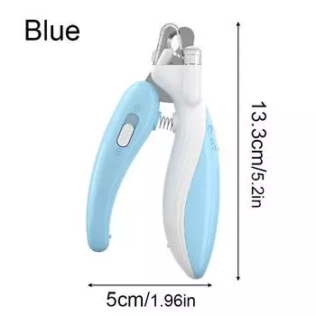 Профессиональные когтерезы для домашних животных, когтерез для кошек, экономящие усилия ножницы для ухода за когтями домашних животных для собак, мелких животных, триммер для когтей лап синий