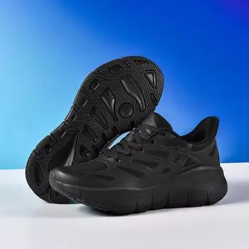 Профессиональные кроссовки для бега для мужчин и женщин, легкие, амортизирующие, дышащие, для прыжков со скакалкой, для марафона, спортивная обувь 36 чёрный