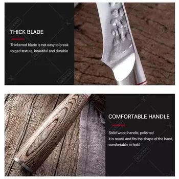 Профессиональные кухонные ножи Мясной нож Мясной нож Кованый молоток Нож для обвалки Очистка овощей Ножи для нарезки из нержавеющей стали
