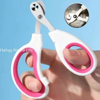 Профессиональные кусачки для кошачьих когтей для маленьких кошек и собак, резак для когтей из нержавеющей стали для щенков, машинки для стрижки когтей домашних животных, триммер оранжевый