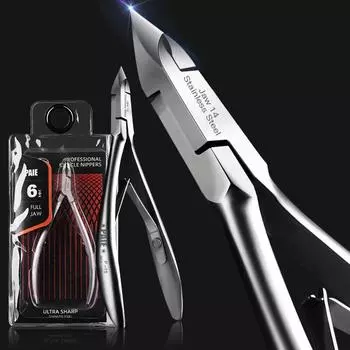 Профессиональные кусачки для кутикулы ногтей из нержавеющей стали, ножницы для кутикулы ногтей, плоскогубцы, маникюрный инструмент