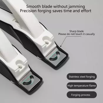 Профессиональные кусачки для ногтей Anti-Splash Special Type U Word False Tips Edge Clipper Маникюрные инструменты для дизайна ногтей из нержавеющей стали 14*2.1cm