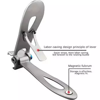 Профессиональные кусачки для ногтей из нержавеющей стали, маникюрные триммеры для ногтей, кусачки для толстых ногтей чёрный