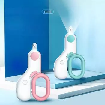 Профессиональные машинки для стрижки когтей для кошек, ножницы-резаки для кошек с подсветкой, машинки для стрижки когтей для кошек, собак, ножницы для ухода за когтями, товары для домашних животных синий