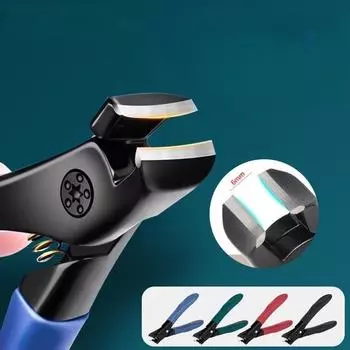 Профессиональные машинки для стрижки ногтей на ногах, 1 шт., очень большое отверстие для легкой обрезки, высокое качество, эргономичный, удобный в захвате, прочный — для толстых и твердых ногтей на ногах 1pc синий