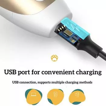 Профессиональные машинки для стрижки собак Триммер для груминга Набор для груминга собак Инструменты Машинки для стрижки домашних животных Машинки для стрижки кошек Ножницы для стрижки собак Бритва для собак белый