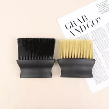 Профессиональные мягкие щетки для лица для шеи, парикмахерские щетки для чистки волос, инструменты для расчески чёрный
