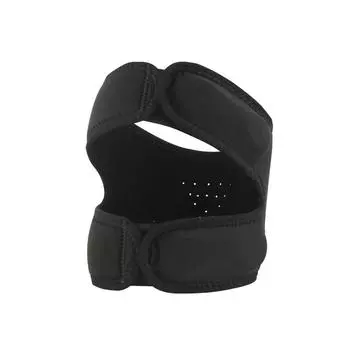 Профессиональные наколенники со скакалкой, специальные защитные наколенники для бега по бадминтону, менисковые наколенники one-size-fits-all чёрный