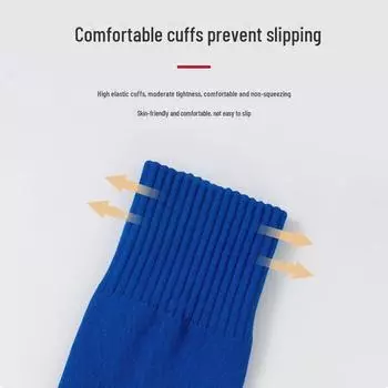 Профессиональные носки для футбола, йоги и велоспорта для взрослых и подростков — включая компрессионные носки для голени One Size королевский синий