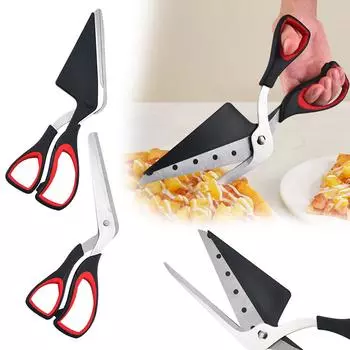 Профессиональные ножницы для пиццы, съемные острые лезвия из нержавеющей стали, ножницы для пиццы, облегчающие трудозатраты, лопатка для пиццы, инструмент для нарезки