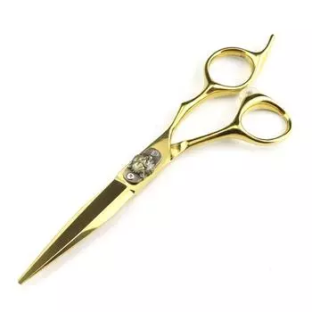 Профессиональные ножницы Jp440C из стали 6 дюймов Tiger Scissor Gold Hair Scissors Haircutting Thinning Barber Hair Cutting Shears Hairdresser Scissors
