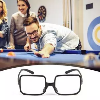 Профессиональные очки для бильярда Очки для бильярда в полной оправе Очки для соревнований Регулируемые носоупоры Очки коричневый