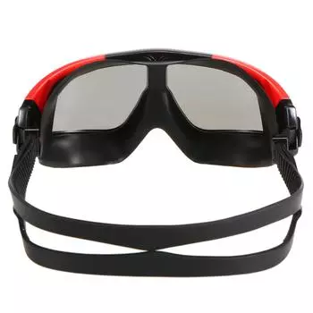 Профессиональные очки для плавания для женщин и мужчин, регулируемые противотуманные очки для плавания с широким обзором для взрослых синий/чёрный