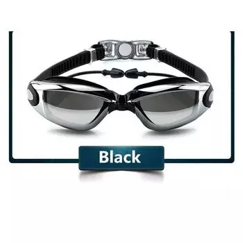 Профессиональные очки для плавания, очки для плавания с берушами, зажим для носа, гальванический водонепроницаемый силикон Other