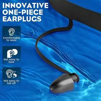 Профессиональные очки для плавания Очки для плавания с берушами Носовой зажим Регулируемый ремешок Очки для плавания для водных видов спорта