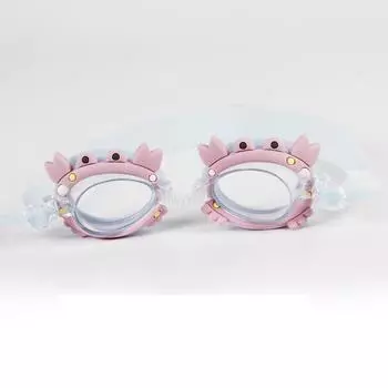 Профессиональные очки для плавания с героями мультфильмов для девочек, очки для плавания с затычкой для ушей, водонепроницаемые противотуманные очки для плавания для детей, подарки
