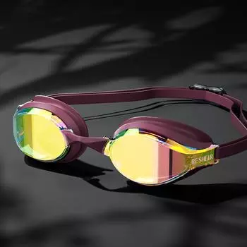 Профессиональные очки для плавания унисекс для гонок с линзами HD и противотуманные очки для плавания для взрослых
