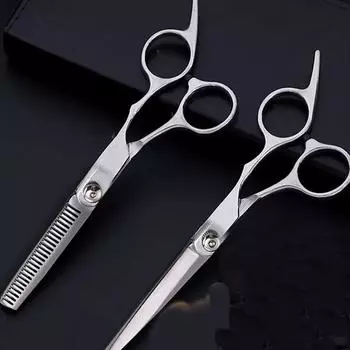 Профессиональные парикмахерские ножницы для стрижки волос 6 дюймов Парикмахерская режущие филировочные инструменты Высококачественный набор для салона