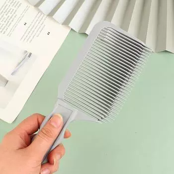 Профессиональные парикмахерские расчески, расческа для стрижки волос для мужчин, антистатическая расческа с плоским верхом, выцветающая щетка, инструменты для укладки, расческа с широкими зубьями onesize