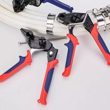 Профессиональные пистолеты для кабельных стяжек из нержавеющей стали, установка и снятие кабельных стяжек, ручной инструмент для обрезки металлических стяжек A