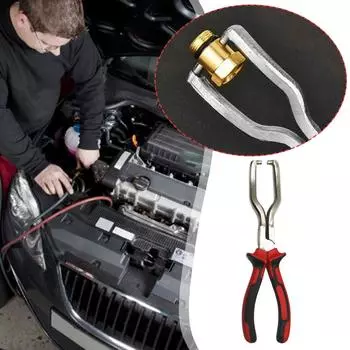 Профессиональные плоскогубцы для соединения бензиновых труб, зажим для разборки фильтра, масляный соединитель, быстросъемные плоскогубцы, инструменты для ремонта Rem M8a1 красный