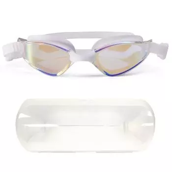 Профессиональные поляризованные очки для плавания для взрослых, герметичные, с защитой от запотевания и ультрафиолета, для подростков, мягкие силиконовые очки для бассейна