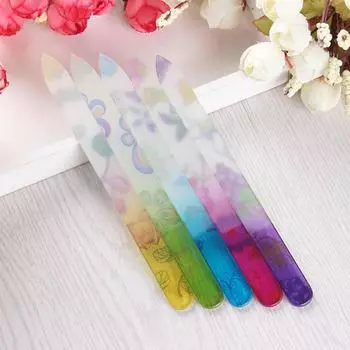 Профессиональные прочные стеклянные файлы для дизайна ногтей, буферное устройство для маникюра, инструмент для полировки