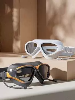 Профессиональные противотуманные линзы для взрослых с защитой от ультрафиолета, мужские и женские очки для плавания, водонепроницаемые регулируемые силиконовые очки для плавания в бассейне