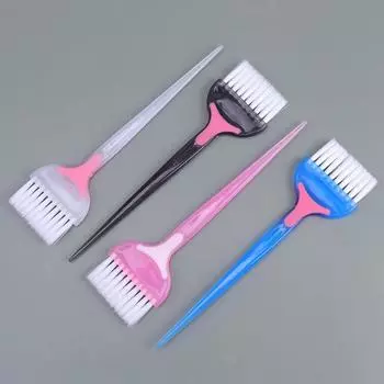 Профессиональные щетки из натуральных волос с ручкой, пушистая расческа из смолы, парикмахерская краска для волос, щетка для волос, модный инструмент для дизайна прически, 1 шт. розовый