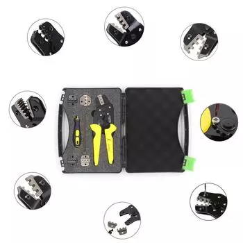 Профессиональные щипцы для проводов PARON, инженерные клещи для обжима клемм с храповым механизмом, наконечник для шнурков