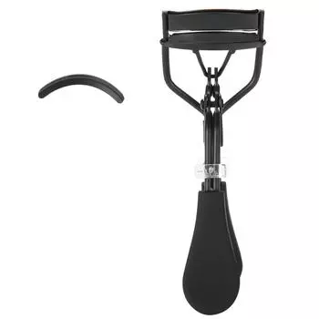 Профессиональные щипцы для завивки ресниц из нержавеющей стали, силиконовые кольца, инструмент для завивки ресниц, черные чёрный