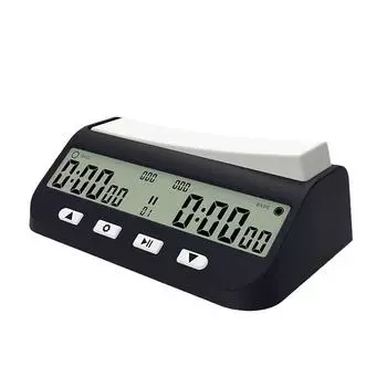 Профессиональные шахматные цифровые часы, многофункциональный материал ABS, питание от батареи, счет вверх/вниз, точный игровой секундомер, подходят для общего использования YS-9901