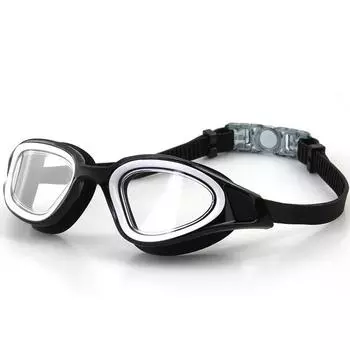 Профессиональные силиконовые очки для плавания, очки для плавания с гальваническим покрытием, водонепроницаемые, антизапотевающие, с УФ-фильтром, Adluts с коробкой