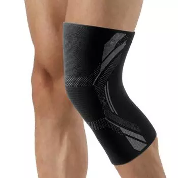 Профессиональные спортивные наколенники, трикотажные нейлоновые защитные наколенники, поглощающие влагу, дышащие, нескользящие, для баскетбола, бадминтона, фитнеса, наколенники S чёрный