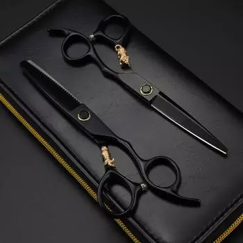 Профессиональные стальные 6-дюймовые ножницы для стрижки волос с подшипником, филировочные ножницы Makas, парикмахерские ножницы