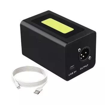 Профессиональные USB 48V Phantoms блоки питания, подходящие для записи музыки конденсаторный микрофон