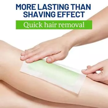 Профессиональные восковые полоски для удаления волос, 10 листов, для летней депиляции, двухсторонняя бумага с холодным воском для ног, тела, лица, полезная