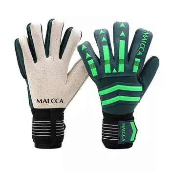 Профессиональные вратарские перчатки с утолщенной латексной защитой пальцев для взрослых, противоскользящие, вратарские футбольные перчатки для профессионального футбола Size 7
