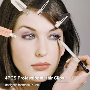 Профессиональные заколки для волос без складок, металлические заколки для волос, зажимы, заколки для волос белый