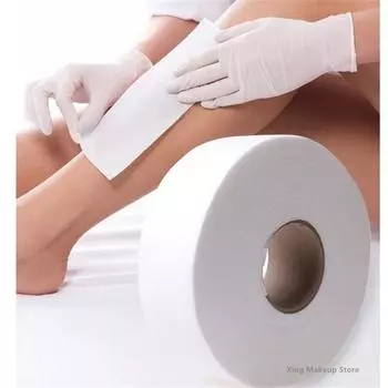 Профессиональный 1 рулон 50M 100M полоски воска для тела бумага для удаления волос эпилятор для ног руки нетканая ткань для тела бумага для удаления волос 2