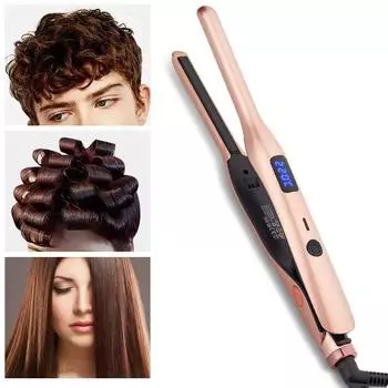 Профессиональный 2 в 1 выпрямитель для волос щипцы для завивки керамический утюжок для коротких волос выпрямитель для женщин и мужчин us