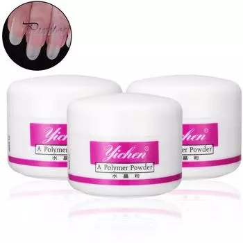 Профессиональный 3 цвета для ухода за здоровьем, ногтей, накладные кончики, акриловый порошок, пигмент, маникюрный инструмент розовый