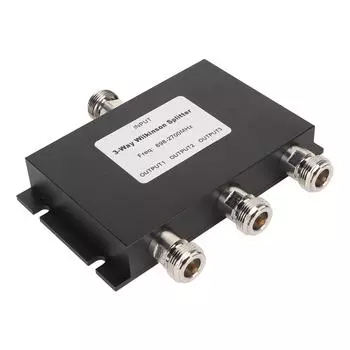 Профессиональный 3-канальный разветвитель телевизионного сигнала 6982700 МГц, 3-канальный делитель мощности с внутренней резьбой F