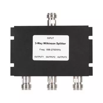 Профессиональный 3-канальный разветвитель телевизионного сигнала 6982700 МГц, 3-канальный делитель мощности с разъемом F-типа с внутренней резьбой для связи 50 Вт