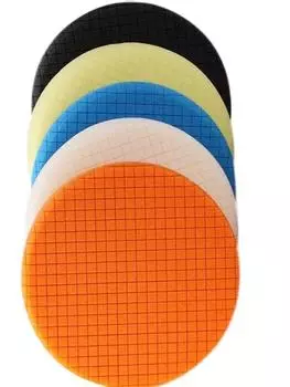 Профессиональный 6-дюймовый полировальный диск для автомобиля, самоклеящаяся полировальная губка для полировки, шерстяной полировальный круг, адаптер для дрели для полировки автомобиля CHINA